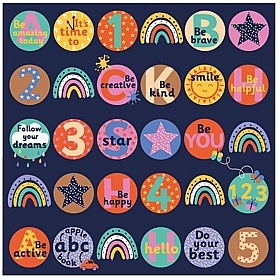 KinderColour Positivity Wellbeing Placement Carpet - School Furniture