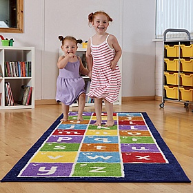 Kinder Alphabet Runner Placement Carpet - School Furniture
