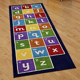 Kinder Alphabet Runner Placement Carpet - School Furniture