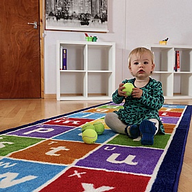 Kinder Alphabet Runner Placement Carpet - School Furniture
