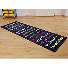 Kinder Welcome Runner Placement Carpet - School Furniture