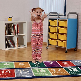 Kinder Numbers 1 to 20 Runner Placement Carpet - School Furniture