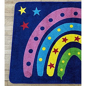 Kinder Rainbow Nursery Rug - School Furniture