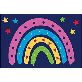 Kinder Rainbow Nursery Rug - School Furniture