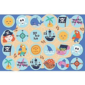 Kinder Pirate Placement Carpet - School Furniture