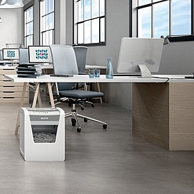 Leitz IQ-P4 Security Office Autofeed Cross Cut Paper Shredder - Office Accessories