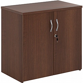 Contract Plus Desk High Double Door Office Cupboards - Office Storage