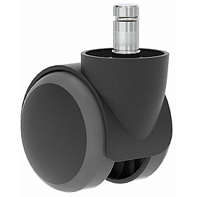 Twin Wheel Hard Floor Hooded Castors - Pack of 5