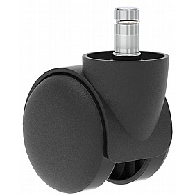 Twin Wheel Brake Unloaded Hooded Castors - Pack of 5