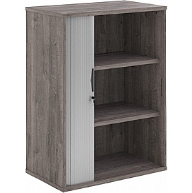 Contract Plus Wooden Tambour Office Cupboards - Office Storage