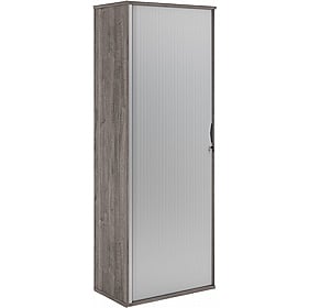 Contract Plus Wooden Tambour Office Cupboards - Office Storage