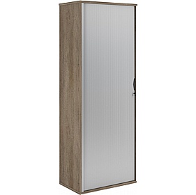 Contract Plus Wooden Tambour Office Cupboards - Office Storage