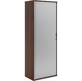 Contract Plus Wooden Tambour Office Cupboards - Office Storage