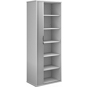 Contract Plus Wooden Tambour Office Cupboards - Office Storage
