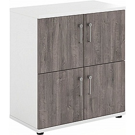 Contract Plus 4 Person Wooden Office Lockers - Lockers & Cloakroom