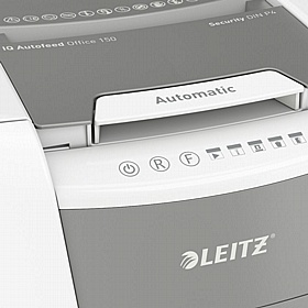 Leitz IQ-P4 Office Autofeed Cross Cut Paper Shredder - Office Accessories