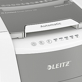 Leitz IQ-P5 Small Office Autofeed Micro Paper Shredder - Office Accessories