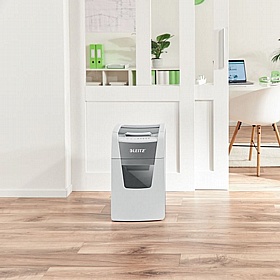 Leitz IQ-P4 Office Autofeed Cross Cut Paper Shredder - Office Accessories