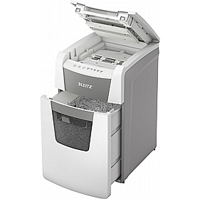 Leitz IQ-P4 Office Autofeed Cross Cut Paper Shredder - Office Accessories