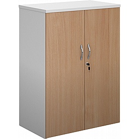 Contract Plus Duo Double Door Office Cupboards - Office Storage