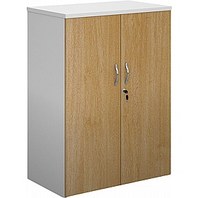 Contract Plus Duo Double Door Office Cupboards - Office Storage