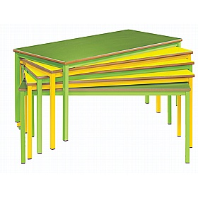 Alumni Bright Fully Welded Rectangular School Tables - School Furniture