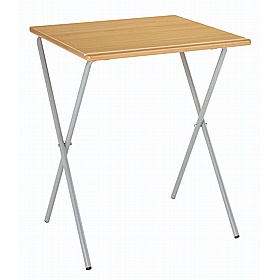 Alumni Folding Exam Desk & Trolley Bundle - School Furniture