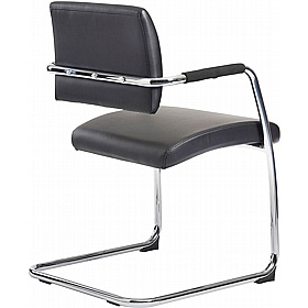 Spectra Arrowhead Boat Shaped Boardroom Table with Bruges Chairs Bundle Deal - Meeting Room