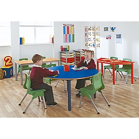 Alumni Bright Premium Circular Nursery Tables - School Furniture