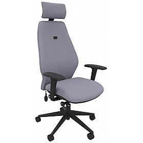 Solo Petite High Back Ergonomic Posture Task Chairs with Headrest - Office Chairs