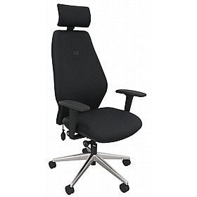 Solo Petite High Back Ergonomic Posture Task Chairs with Headrest - Office Chairs