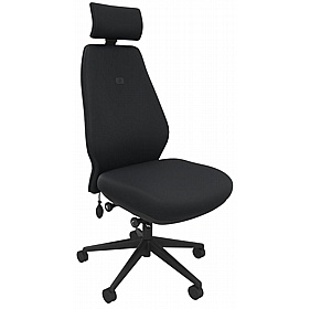Solo XL High Back Ergonomic Posture Task Chairs with Headrest - Office Chairs