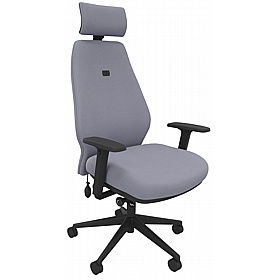 Solo XL High Back Ergonomic Posture Task Chairs with Headrest - Office Chairs