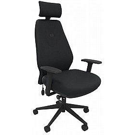 Solo XL High Back Ergonomic Posture Task Chairs with Headrest