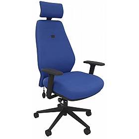 Solo XL High Back Ergonomic Posture Task Chairs with Headrest - Office Chairs