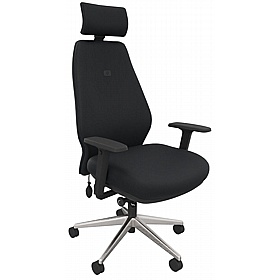 Solo XL High Back Ergonomic Posture Task Chairs with Headrest - Office Chairs