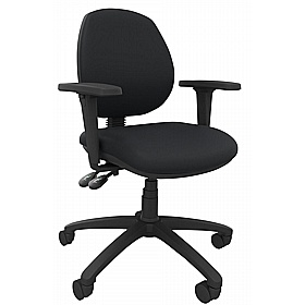 Itka Medium Back 3-Lever Operator Chairs - Office Chairs