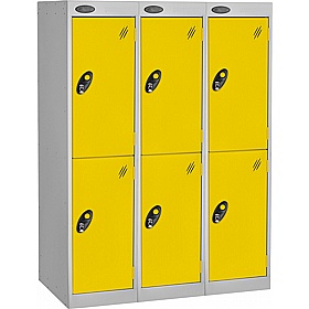 Stellar Probe Equinox Antibacterial Junior School Lockers with Hasp and Staple Lock - School Furniture