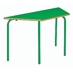 Alumni Bright Crush Bent Trapezoidal Nursery Tables - School Furniture