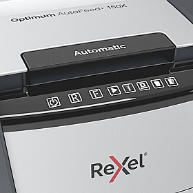 Rexel Optimum 150X Autofeed Plus Automatic Cross Cut Paper Shredder - Office Accessories