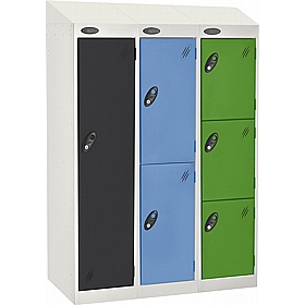 Stellar Probe Antibacterial Sloping Top Junior School Lockers with Cam Lock