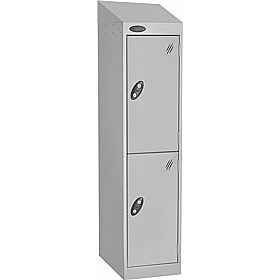 Stellar Probe Antibacterial Sloping Top Junior School Lockers with Cam Lock - School Furniture