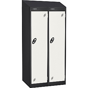 Stellar Probe Antibacterial Sloping Top Junior School Lockers with Cam Lock - School Furniture