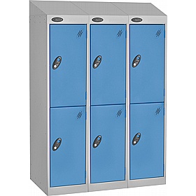 Stellar Probe Antibacterial Sloping Top Junior School Lockers with Cam Lock - School Furniture
