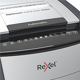 Rexel Optimum 600M Autofeed Plus Automatic Micro Cut Paper Shredder - Office Accessories