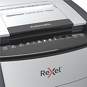 Rexel Optimum 700X Autofeed Plus Automatic Cross Cut Paper Shredder - Office Accessories