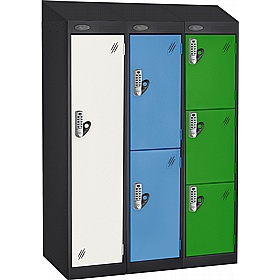 Stellar Probe Antibacterial Sloping Top Junior School Lockers with Digital Combination Lock