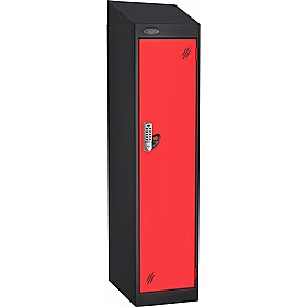 Stellar Probe Antibacterial Sloping Top Junior School Lockers with Digital Combination Lock - School Furniture