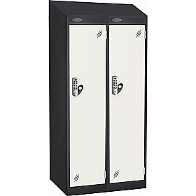 Stellar Probe Antibacterial Sloping Top Junior School Lockers with Digital Combination Lock - School Furniture