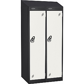 Stellar Probe Antibacterial Sloping Top Junior School Lockers with Manual Combination Lock - School Furniture